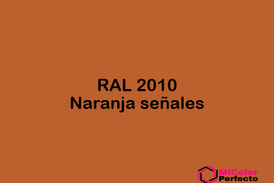 RAL 2010 Naranja senales