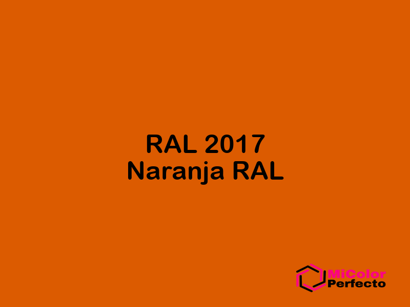 RAL 2017 Naranja RAL