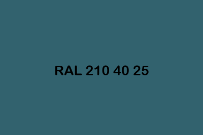 RAL 210 40 25 ral design