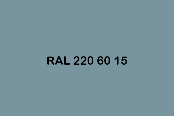 RAL 220 60 15 ral design