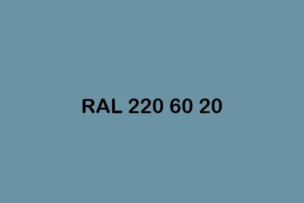 RAL 220 60 20 ral design