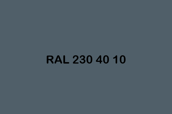 RAL 230 40 10 ral design