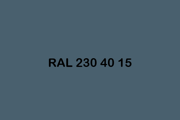 RAL 230 40 15 ral design