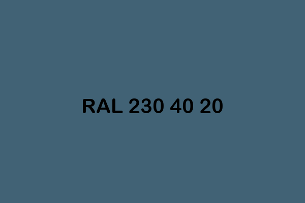 RAL 230 40 20 ral design