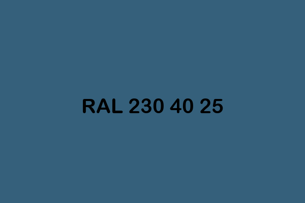 RAL 230 40 25 ral design