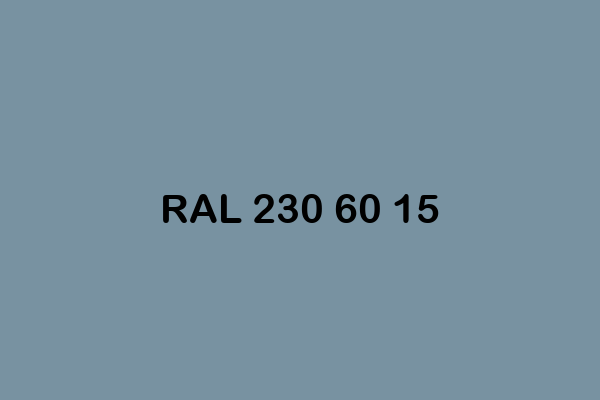 RAL 230 60 15 ral design