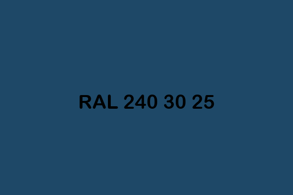 RAL 240 30 25 ral design