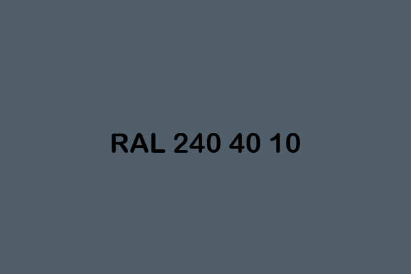 RAL 240 40 10 ral design