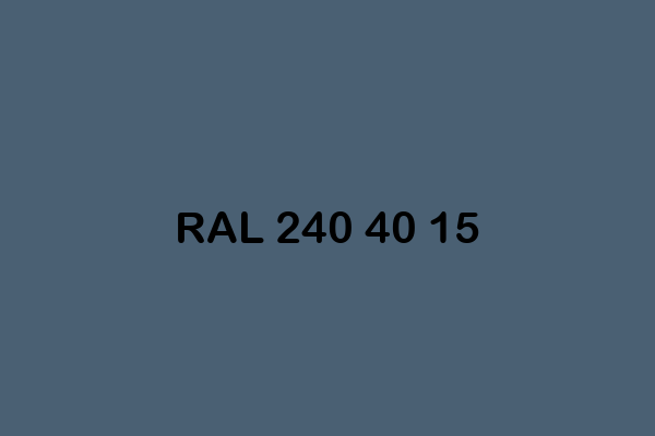 RAL 240 40 15 ral design