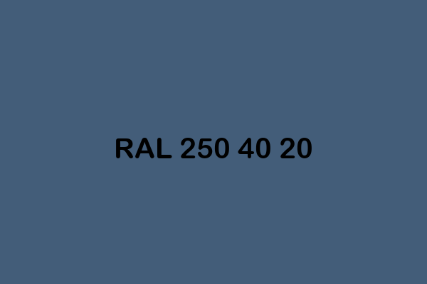 RAL 250 40 20 ral design