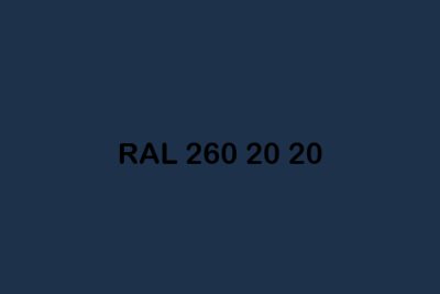 RAL 260 20 20 ral design