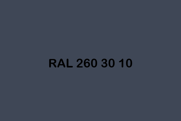 RAL 260 30 10 ral design