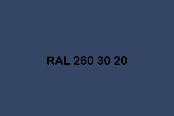 RAL 260 30 20 ral design