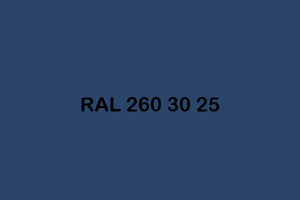 RAL 260 30 25 ral design