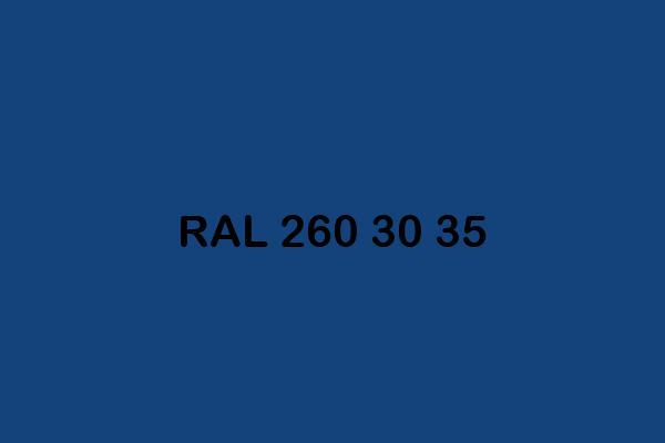 RAL 260 30 35 ral design