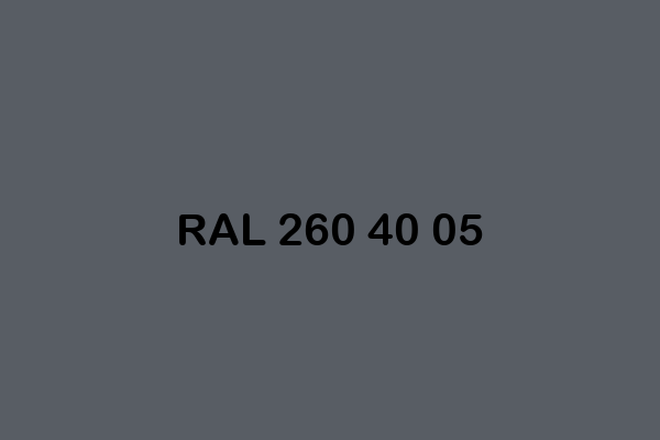 RAL 260 40 05 ral design