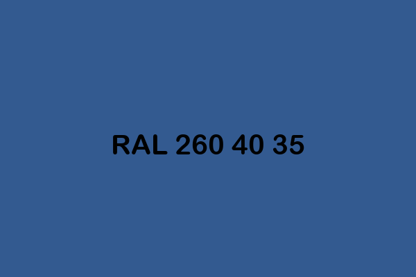 RAL 260 40 35 ral design