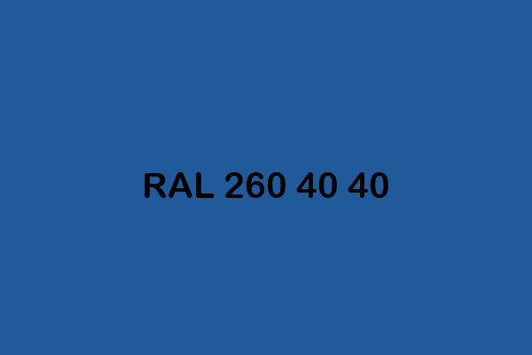 RAL 260 40 40 ral design