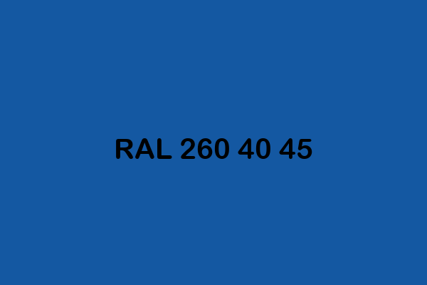 RAL 260 40 45 ral design