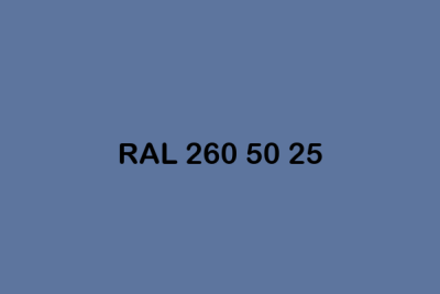 RAL 260 50 25 ral design