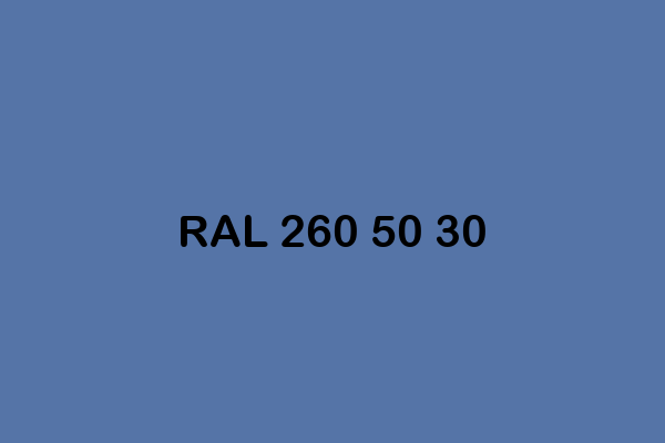 RAL 260 50 30 ral design