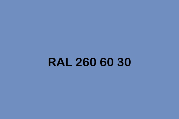 RAL 260 60 30 ral design