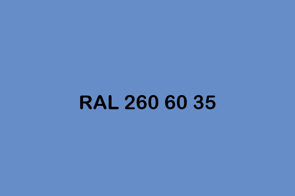 RAL 260 60 35 ral design