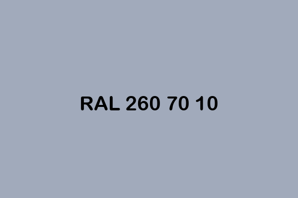 RAL 260 70 10 ral design