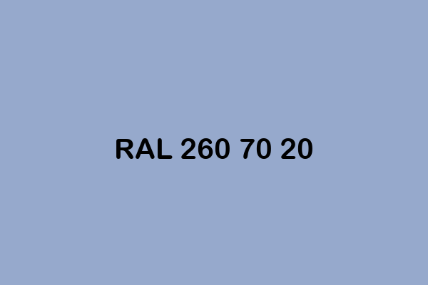 RAL 260 70 20 ral design