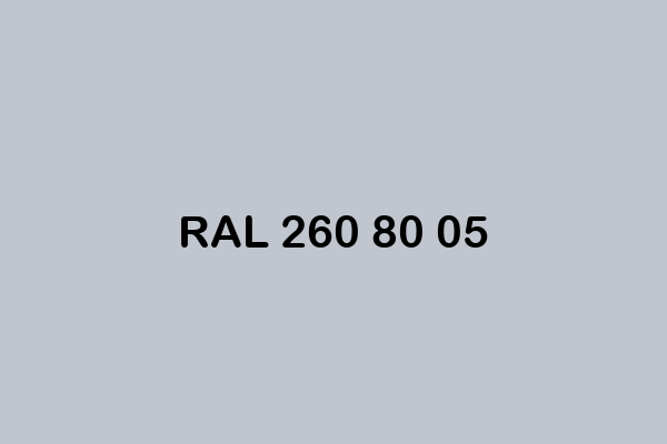 RAL 260 80 05 ral design