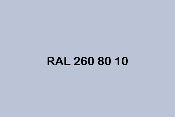 RAL 260 80 10 ral design