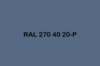 RAL 270 40 20 P ral plastics p2