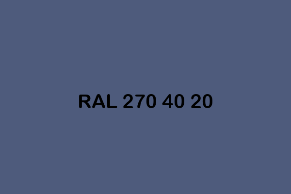 RAL 270 40 20 ral design