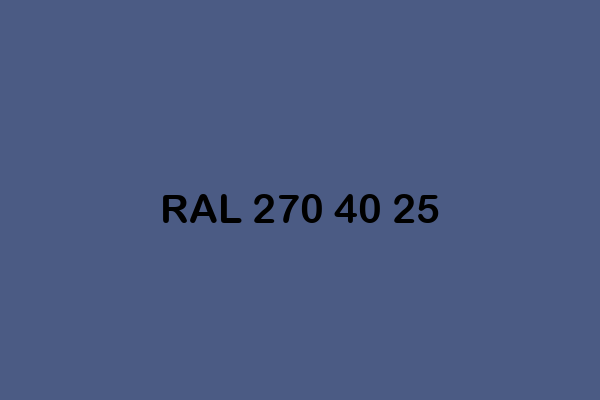 RAL 270 40 25 ral design