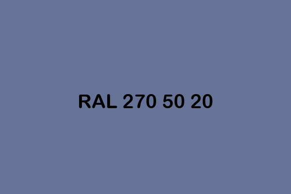 RAL 270 50 20 ral design