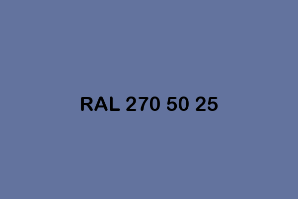 RAL 270 50 25 ral design