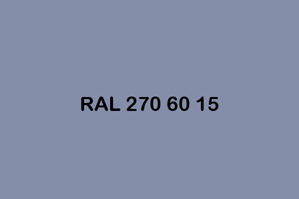 RAL 270 60 15 ral design