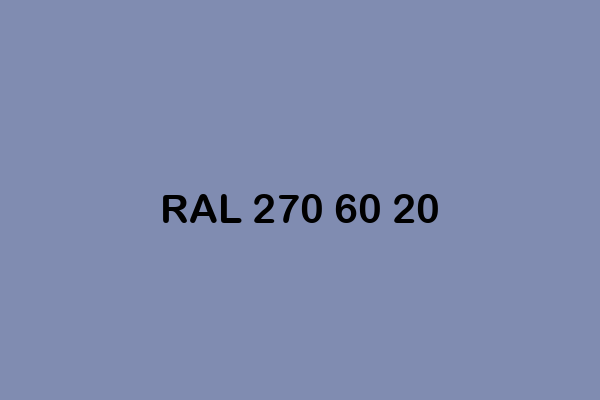 RAL 270 60 20 ral design