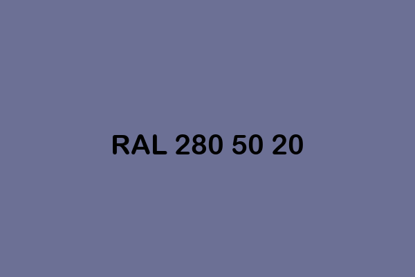 RAL 280 50 20 ral design