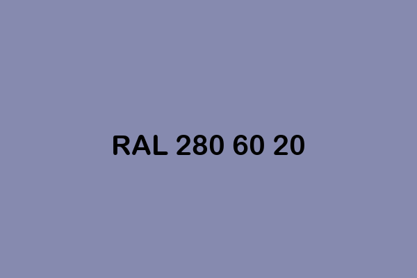 RAL 280 60 20 ral design