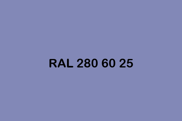 RAL 280 60 25 ral design