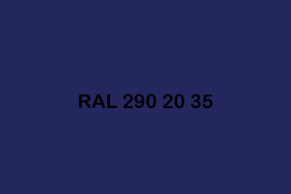 RAL 290 20 35 ral design