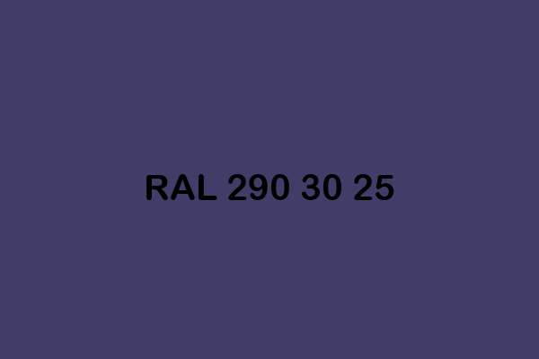 RAL 290 30 25 ral design