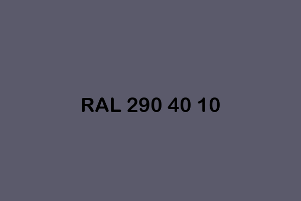 RAL 290 40 10 ral design