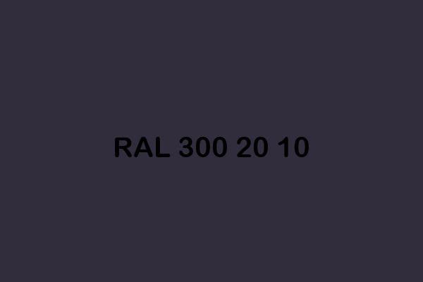 RAL 300 20 10 ral design