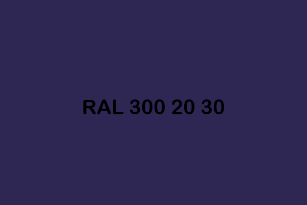 RAL 300 20 30 ral design