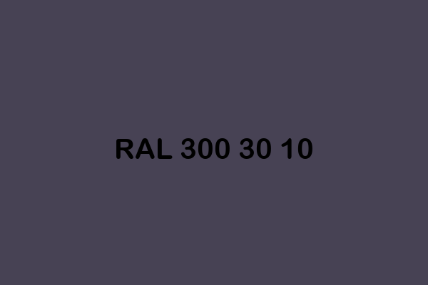 RAL 300 30 10 ral design