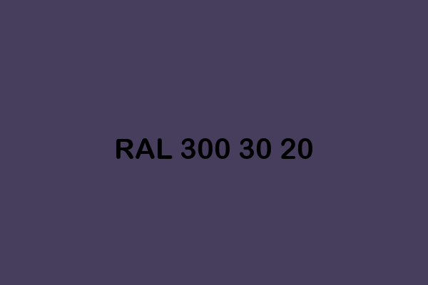 RAL 300 30 20 ral design