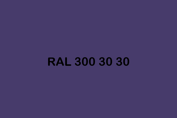 RAL 300 30 30 ral design