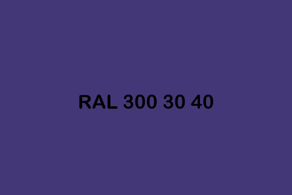 RAL 300 30 40 ral design